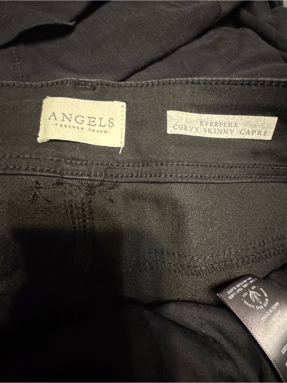 Angels Black Ankle Straight Jeans - Picture 5 of 6